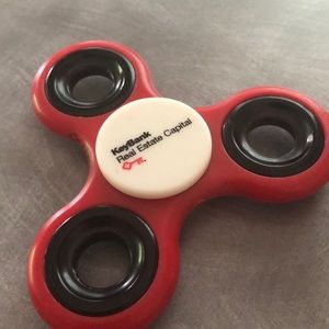 Super fun red fidget spinner